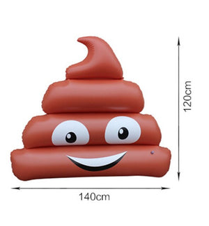Inflatable Shit Giant Pool Float Toys Swimming